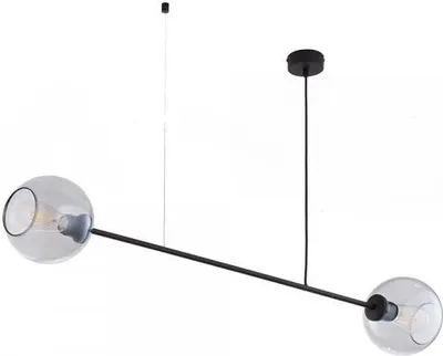 Produktbild von Helix Pendelleuchte 3338 2xE27 Schwarz TK Lighting