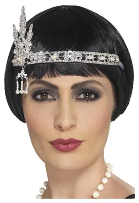 Produktbild von Smiffys - Stirnband für Damen SM646 (Einheitsgröße) (Silber)
