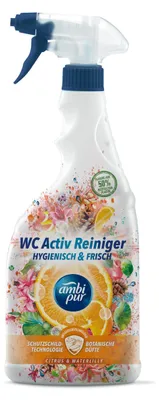 Produktbild von Ambi Pur WC Aktiv Reiniger Spray Citrus & Waterlilly 750ml (1er Pack)