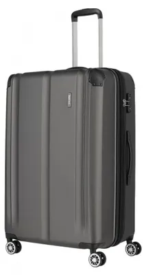 Obrázok produktu pre Travelite City, Vozík, Tvrdý povrch, Antracit, Veľký, 4 koleso/kolesá, TSA kombinovaný zámok