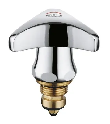 Produktbild von GROHE Oberteil 11006 DN 10, Trecorn-Griff, Markierung rot, chrom