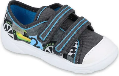Produktbild von BEFADO Jungen  Sneakers Auto Bagger Klettverschluss Grau 23