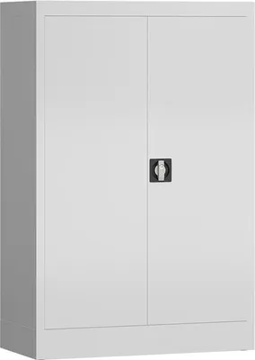 Produktbild von Aktenschrank Metallschrank abschließbar 1200 x 800 x 380 mm signalweiß X-530297