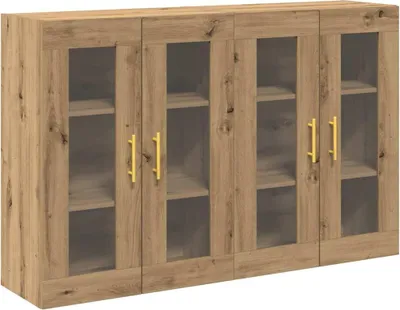 Image de Cabinets muraux 2 pcs Chêne artisanal 69,5 x 34 x 90 cm