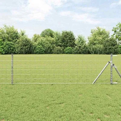 Productafbeelding van Eurohek Tuinafscheiding - Hekwerk Tuin - Tuin Afscheiden - Pvc-gecoat Ijzer - 08 x 10 m - Antraciet
