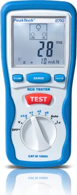 Zdjęcie produktu dla PEAKTECH 2710 Tester RCD, cyfrowy (P 2710)