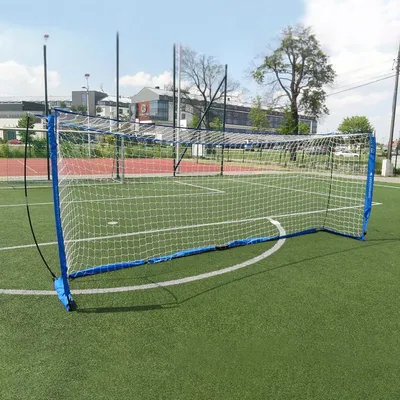Zdjęcie produktu dla Bramka do piłki nożnej Yakimasport UNI 500 x 200 cm niebieska 100153