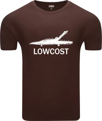 Immagine prodotto di T-shirt da uomo Diarbo con stampa divertente LOWCOST marrone taglia XXL