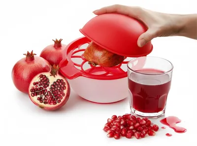 Granaatappelreiniger, BPA-frei, 0,6 l, Weiß