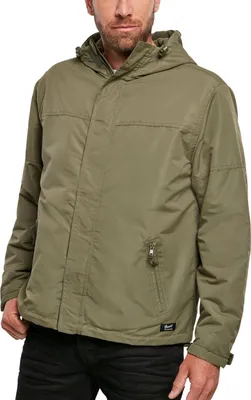 Image de Brandit - Veste d'hiver zippée coupe-vent olive - L