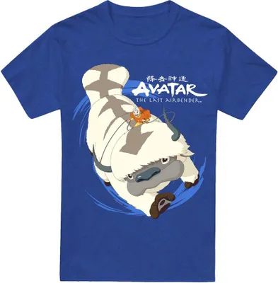 Produktbild von Avatar: The Last Airbender - "In Flight" T-Shirt für Herren/Damen Uni TV18355 (S) (Königsblau)
