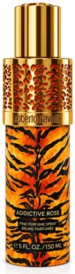 Produktbild von Roberto Cavalli Addictive Rose, 150 ml, Frauen, Jeder Hauttyp, Elemi, Safran, Davana, Rose, Vanille, Patschuli, Sandelholz, Tonka-Bohne, Cistus, KI-generiertes Bild