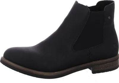 Produktbild von Rieker Damen Chelsea Boot elegante Stiefelette Stretch Blockabsatz 72254, Größe:42 EU, Farbe:Schwarz