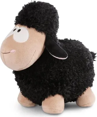 Image de Nici Mouton en peluche noir/beige 22 cm debout Mouton en peluche