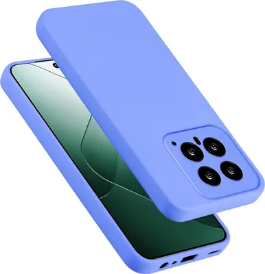 Image de Cadorabo Housse pour Xiaomi 14 Housse en silicone Housse pour téléphone portable Etui en silicone liquide, résistant aux rayures et aux chocs pour Xiaomi 14