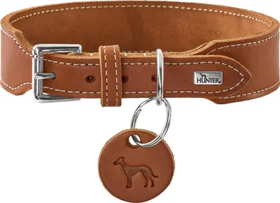 Produktbild von Hunter Halsband Aalborg extra-breit cognac