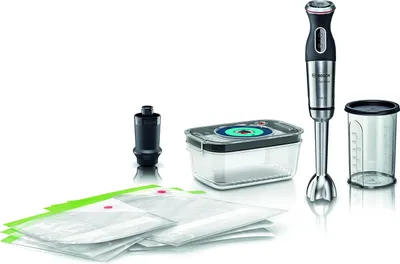 Obrázek produktu pro Bosch MS8CM61V1 - Pürierstab - 1000 W - Schwarz - Edelstahl - Transparent