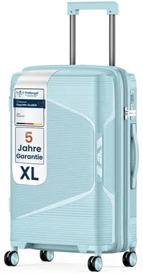 Immagine prodotto di Valigia rigida da viaggio 4FLY XL 75 cm (96 L) - con lucchetto TSA, doppie rotelle, manico telescopico in alluminio e doppia cerniera