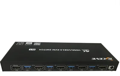 Produktbild von KVM-Switch 2 Monitore 2/4 Computer KC-KVM401A USB 3.0HDMI KVM