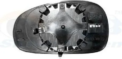 Produktbild von VAN WEZEL Spiegelglas Außenspiegel Rechts für SEAT Leon Schrägheck (1P1) Konvex Beheizbar 4939838