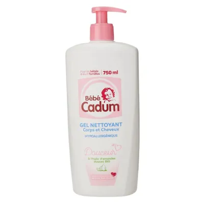 Produktbild von Baby Cadum Reinigungs-Gel für Körper & Haare – Hypoallergen, 750 ml