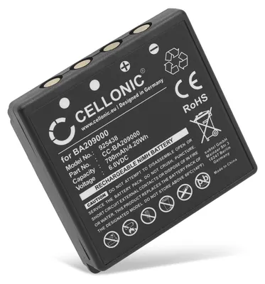 Produktbild von CELLONIC 1x Akku für Fernbedienung Kompatibel mit HBC Radiomatic Eco, Linus 6, Spectrum 1, BA209061 - (700mAh, 6V)
