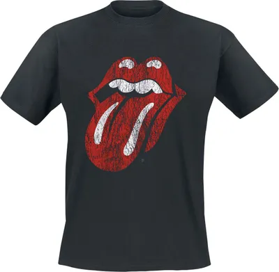 Produktbild von The Rolling Stones T-Shirt Herren Classic Tongue schwarz M