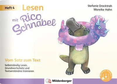 Immagine prodotto di Lesen mit Rico Schnabel, Heft 4: Vom Satz zum Text