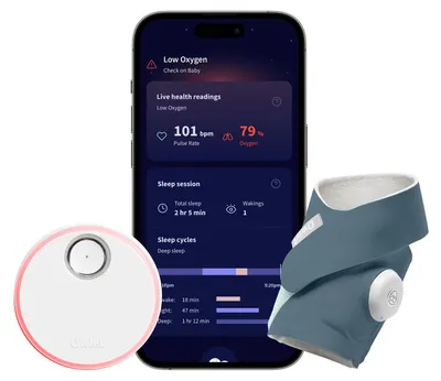 Produktbild von Owlet Inteligentes Babyphone - Dream Sock - Bedtime Blue