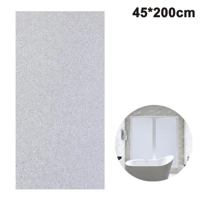Produktbild von Fensterfolie Sichtschutzfolie Statisch Folie Selbstklebend 45 * 200cm /Milchglasfolie