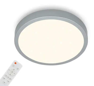 Produktbild von Di-Ka LED Aufbauleuchte Runa silber Ø 38cm