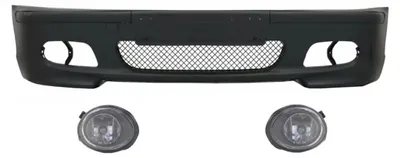 Productafbeelding van Voorbumper voor BMW 3-serie E46 Limousine/Touring, bouwjaar 1998-2004, met M-Technik/M-Sport uitstraling.