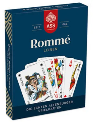 Produktbild von Rommé Leinenprägung, französisches Bild