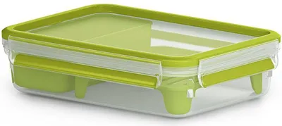 Obrázok produktu pre Emsa 518099 Emsa Clip&Go Brunchbox 518099 1,2 l Transparentná/zelená