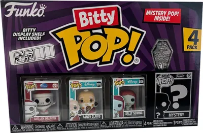 Produktbild von TNBC - Santa Jack Skellington Sandy Claws Sally Sewing   - Bitty Pop! Funko