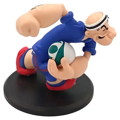 Popeye Rugbyfigur, 9 cm, PVC-Sammelfigur