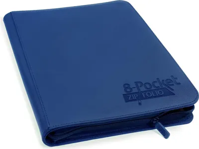 Zdjęcie produktu dla Ultimate Guard ZipFolio z 8 kieszeniami, XenoSkin, ciemnoniebieski