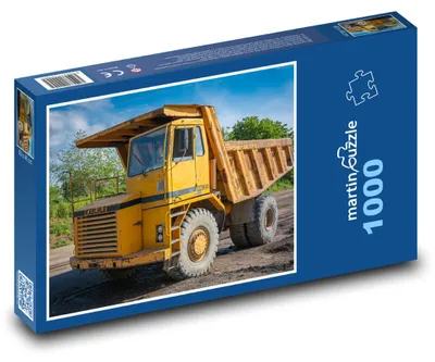 Obrázek produktu pro Puzzle 1000 Žluté nákladní auto na staveništi - martinpuzzle
