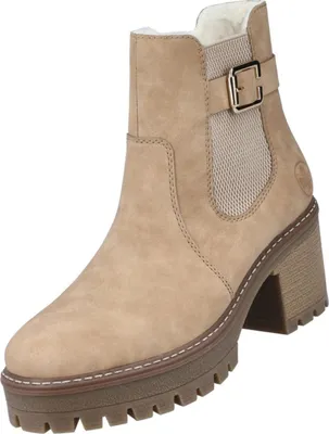 Obrázok produktu pre Rieker dámske členkové topánky s platformovou podrážkou s elastickou vložkou Y8554, veľkosť:39 EU, farba:Beige