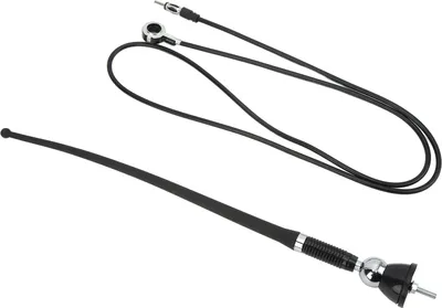 Image de antenne stéréo 36cm ABS Noir Résistant à l'usure Résistant à la chaleur Signal FM AM Antenne Universelle pour Autos