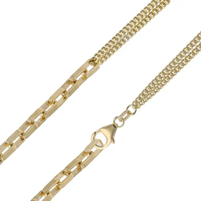trendor 15873 Damen-Halskette 925 Silber Vergoldet Fantasie-Collier 1
