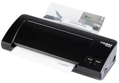 Produktbild von Dahle 70104, 23 cm, Kalt-/Warmlaminator, 5 min, 250 mm/min, 0,5 mm, A4