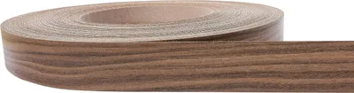 Produktbild von Kantenumleimer 4x100 cm - Nussbaum - Melamin Kantenband mit Schmelzkleber für stabile Möbelkanten - Umleimer für Schutz und dekorativen Abschluss von Möbelplatten - Furnierband zum Aufbügeln