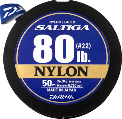 Immagine prodotto di DAIWA SALTIGA NYLON LEADER, 50m, 0,7mm, 27,2kg / 59,97lbs, trasparente, filo da pesca leader, 12957-570