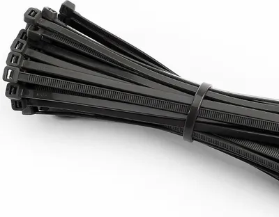 Image de Colliers Serrage Réutilisables Noirs Réutilisable, Robuste, Polyvalent - Edm