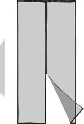Obrázek produktu pro Síť proti hmyzu 100 x 210 cm – magnetické pásky – ochrana balkonu před hmyzem