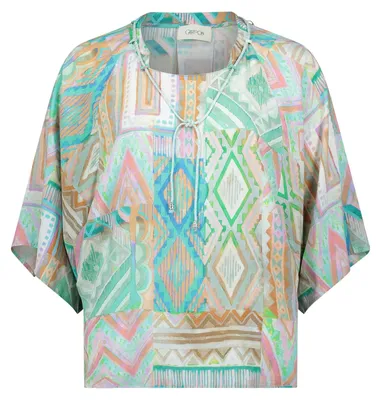Produktbild von Cartoon Bluse Kurz 1/2 Arm 5860 Green/Purpl 38