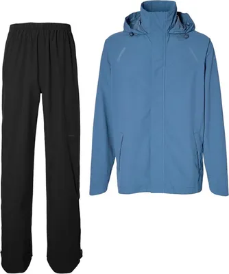 Image de Combinaison de pluie Basil pour vélo Hoga Unie horizon blue différentes tailles - Taille...