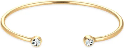 Produktbild von Elli Armband Armreif Trend Kristalle 925 Silber Gold