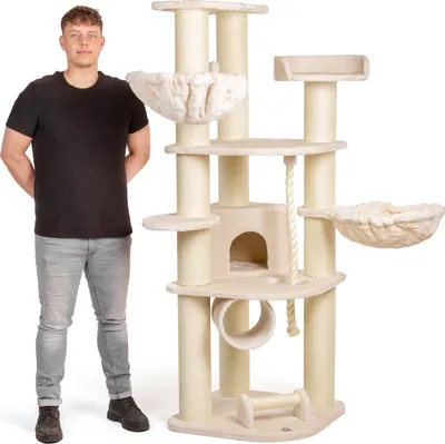 Produktbild von Kratzbaum Dawson · beige · ca. 64 x 155 x 182 cm